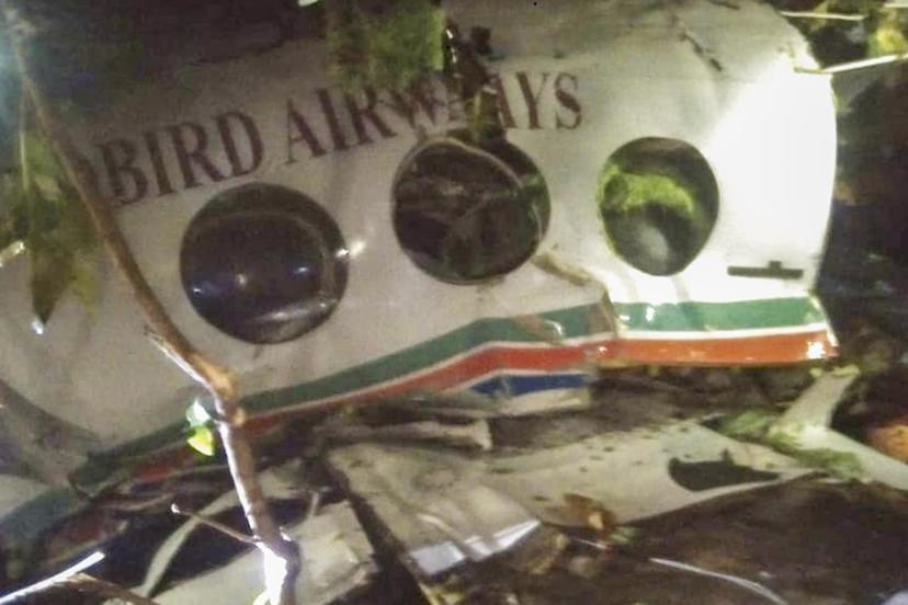 Hindistan'da ambulans uçak düştü