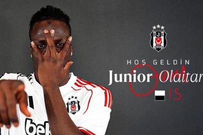 Junior Olaitan resmen Beşiktaş'ta! '3.5+1 yıllık sözleşme imzalanmıştır'