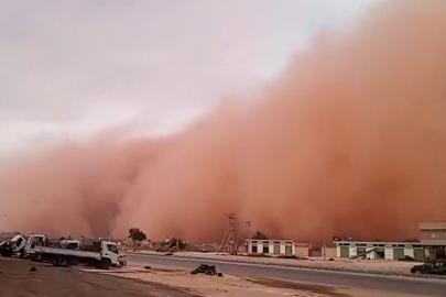 Libya’da kum fırtınası alarmı