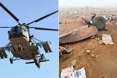 Peru'da askeri helikopter düştü: 15 ölü