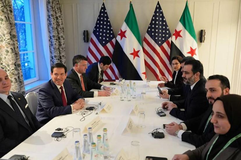 Suriye Dışişleri Bakanı Şeybani ile ABD’li mevkidaşı Rubio görüştü