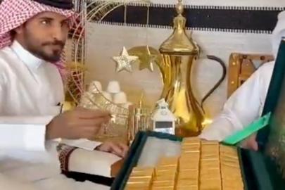 Suudi Arabistan'daki altın külçeleri tartışma yarattı
