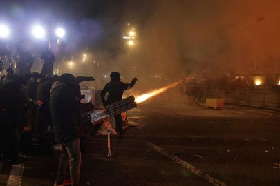 Tiran'da hükümet karşıtı protestolar şiddete dönüştü