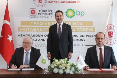 TPAO ile BP arasında doğal gaz ve petrol mutabakat zaptı imzalandı