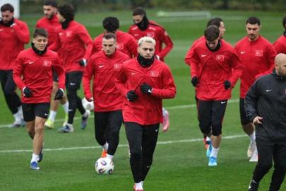 A Milli Takım'da, Kosova maçı hazırlıkları devam etti