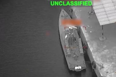 ABD'den İran Donanması'na saldırı kamerada