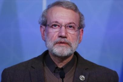 Ali Larcani'den Trump'a: İran'da özgürlük adına bestelediğiniz marş bu muydu