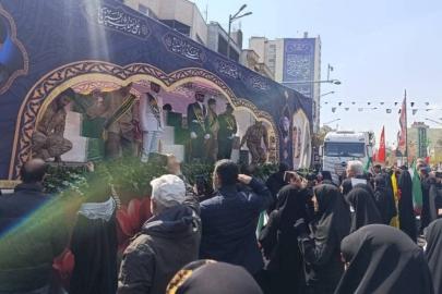 Ali Laricani için Tahran'da cenaze töreni düzenlendi
