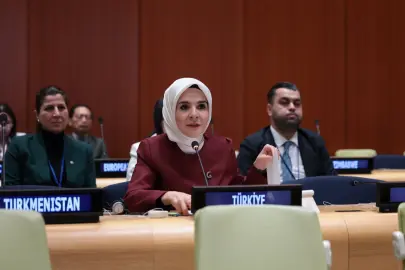 Bakan Göktaş BM'de konuştu: Kadınlar ve çocuklar için derin endişe duyuyoruz