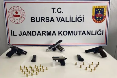 Bursa İnegöl’de ruhsatsız silah operasyonu