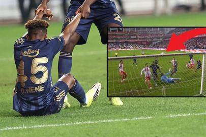 Dorgeles Nene altıpastan üst direğe nişanladı! Antalya'da dramatik son...