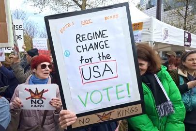 Fransa'da Trump karşıtı 'No Kings' yürüyüşü düzenlendi