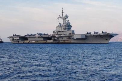 Fransız Charles de Gaulle uçak gemisi Doğu Akdeniz'e gönderildi