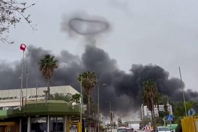 Füze enkazı İsrail'in güneyinde pestisit fabrikası yangınına yol açtı