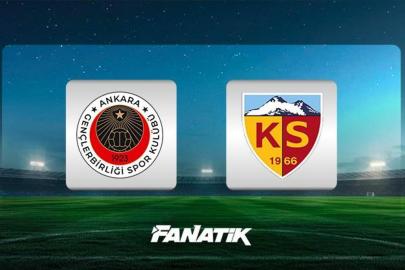 Gençlerbirliği-Kayserispor | CANLI