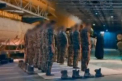 İran televizyonu paylaştı: Füze tünelinde cemaatle akşam namazı