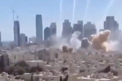 İran'ın, Tel Aviv'i vuran füzelerine ilişkin yeni görüntüler ortaya çıktı