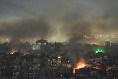 İsrail'in Beyrut'un güneyine hava saldırısı: mahalleler enkaza döndü