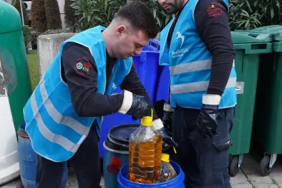 İstanbul Beylikdüzü'nde atık yağlar hediye çekine dönüşüyor