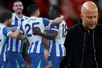 Liverpool'u tanınmayacak hale getirdi! Devler Ligi treni kaçıyor... Brighton - Liverpool maç sonucu 2-1