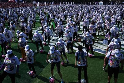 Meksiko City dev futbol antrenmanıyla Guinness Dünya Rekoru kırdı