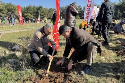 Saadet Partisi’nden fidan dikim etkinliği  Yeşil vatanı büyüteceğiz