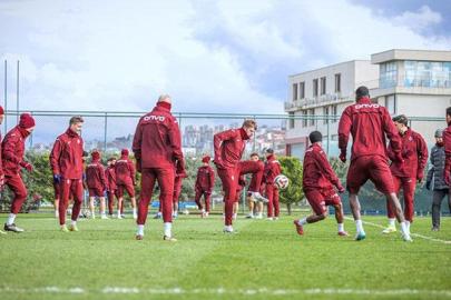 Trabzonspor, Kayserispor maçı hazırlıklarını sürdürdü