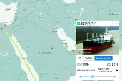 Türk gemisi Hürmüz’ü geçti