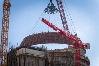 Akkuyu NGS’nin 2'nci Güç Ünitesi’nde iç koruma kabuğunun 6'ncı katmanı kuruldu