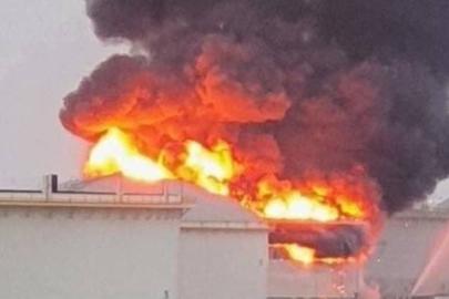 Bahreyn’e yapılan İran saldırıları yangına yol açtı