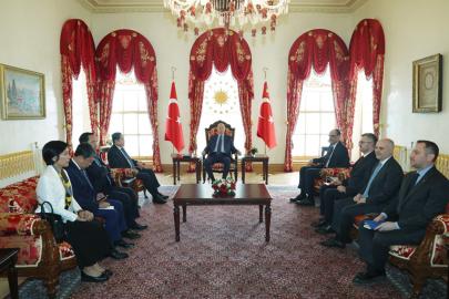 Cumhurbaşkanı Erdoğan, Vietnam Meclis Başkanı Thanh Man'ı kabul etti