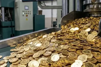 Darphane 3 ayda 5 milyonu aşkın altın bastı