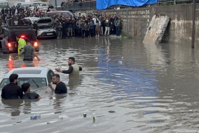 Erbil’de sağanak hayatı felç etti