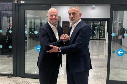 FIFA Başkanı Infantino, FIFA Arena projesinin açılışı için İstanbul'a geldi