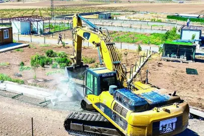 Hobi bahçelerinde imarsız hizmete son