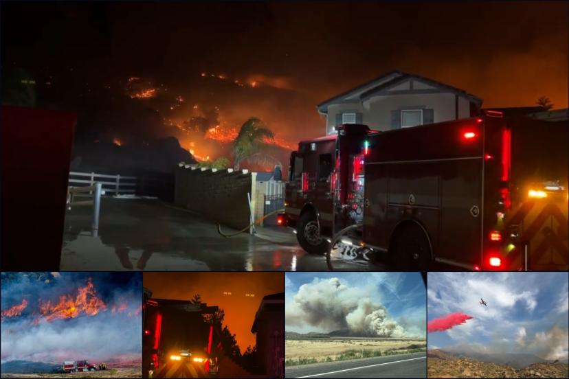 Kaliforniya’da büyük yangın: Alevler kontrol altına alınmaya çalışılıyor