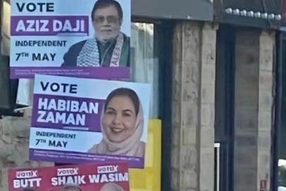 Londra'da gündem yerel seçim: Sokaklara asılan afişler tartışma yarattı