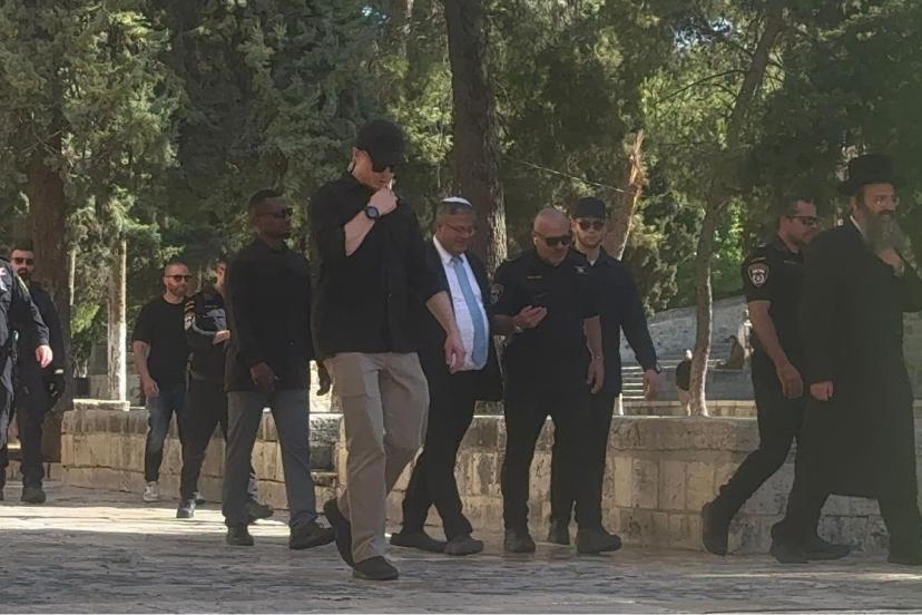 Siyonist Ben-Gvir, Mescid-i Aksa'ya saldırdı