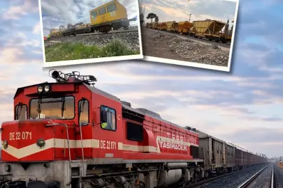 Suriye sınırındaki demiryolu hatları yeniden hizmete açıldı