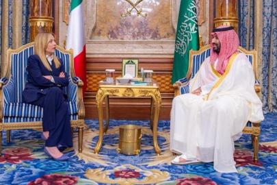 Suudi Arabistan Veliahtı Bin Selman, İtalya Başbakanı Meloni ile görüştü