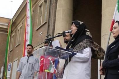 Tahran'da sağlık çalışanları ABD ve İsrail'in hastaneleri hedef almasını protesto etti