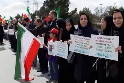 Trump 'yok etmekle' tehdit etti: İranlı kadınlar köprülere giderek nöbete başladı