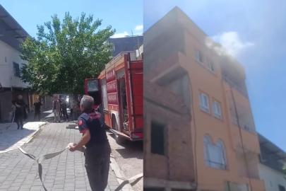 Batman’da 3 katlı binada yangın paniği