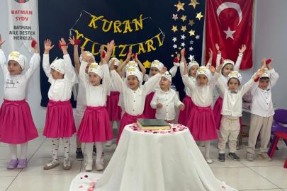 Batman'da çocuklar Kur'an'a geçme sevinci yaşadı