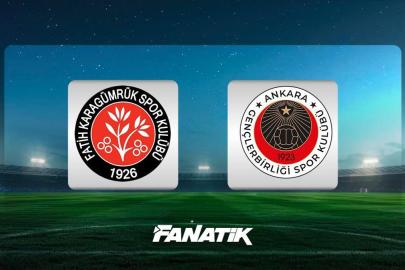 CANLI| Karagümrük - Gençlerbirliği (Süper Lig 32. hafta karşılaşması)