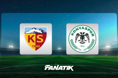 CANLI | Kayserispor - Konyaspor maçı (Süper Lig 34. hafta maçı)