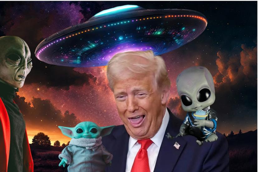 Epstein vahşetini örtbas etmek için çırpınan Trump, bu defada UFO ve uzaylıları alet etti