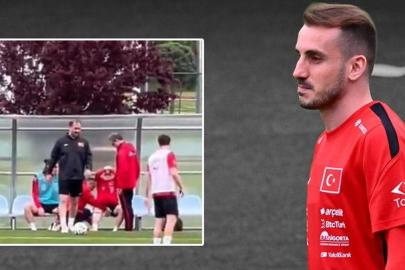 Kerem Aktürkoğlu antrenmanda sakatlandı! Gözyaşlarını tutamadı