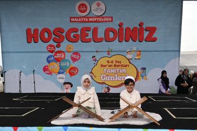Malatya'da 4-6 Yaş Kur'an kursları tanıtım günlerine yoğun ilgi