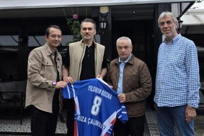 Rıza Çalımbay, Yıldırım Bosna Kulübü'nü ziyaret etti